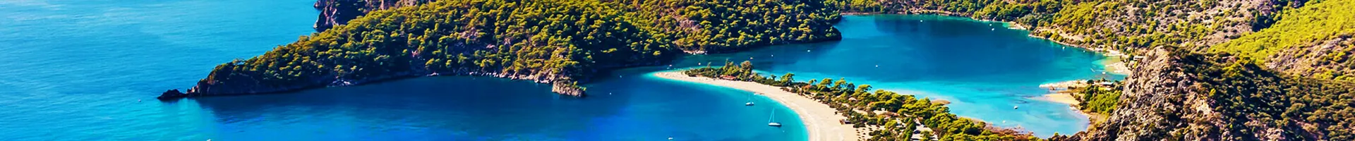 Fethiye - Ölüdeniz aerial view - Ant Apart Hotel nearby