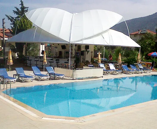 Fethiye Ant Apart Otel havuz ve bar
