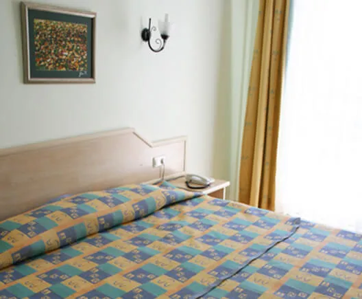 Fethiye Ant Apart Hotel Standard Room room and bed for double