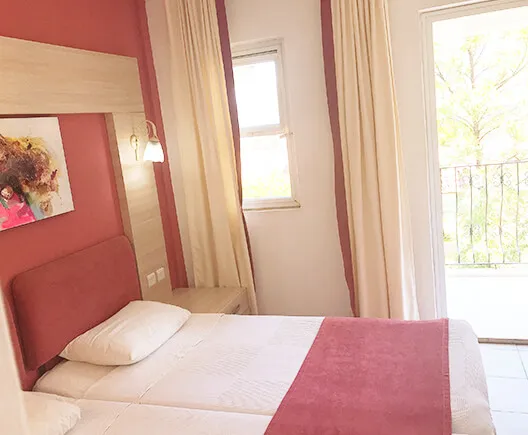 Fethiye Ant Apart Hotel Superior Apartment bed for double