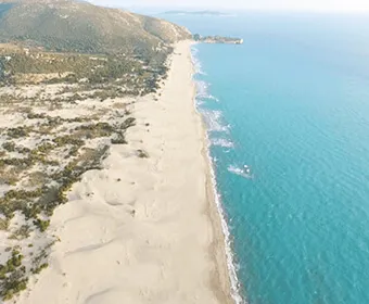 Fethiye Patara Plajı Aziz Nikolaus'un doğum yeri Likya Limanı