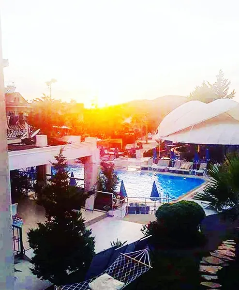 Fethiye Ant Apart Hotel swimming pool and bar