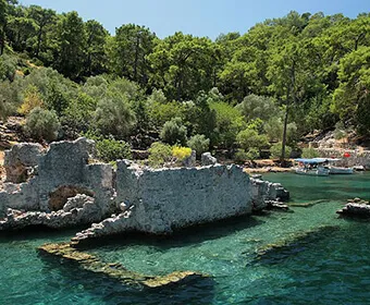 Fethiye Kleopatra Hamamı deniz tarihi tekne turu