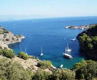 Fethiye Samanlık Koyu tekne turu
