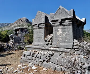 Fethiye Sidyma Antik Kenti Likya Yolu yürüyüş rotası