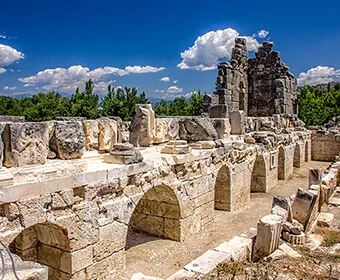 Fethiye Tlos Antik Kenti tarihi keşif gezi tur